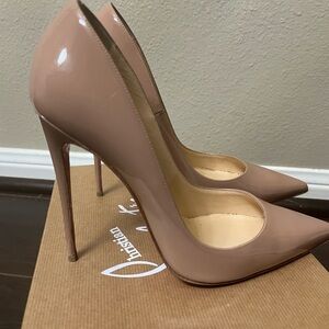 Christian Louboutin Nude Stiletto Heels